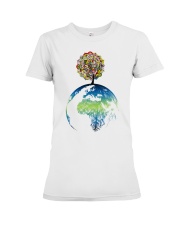 Mandala tree Premium Fit Ladies Tee thumbnail