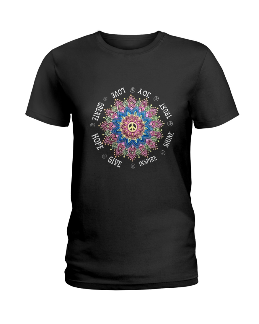 Trust joy love create hope Ladies T-Shirt