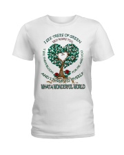 What a wonderful world Ladies T-Shirt front