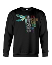 Smile often-Think positively-Dream big Crewneck Sweatshirt thumbnail