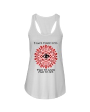I have three eyes Ladies Flowy Tank thumbnail