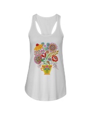 Mandala flowers Ladies Flowy Tank thumbnail
