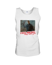 Michael Myers A Real Man Will Chase After You Unisex Tank thumbnail
