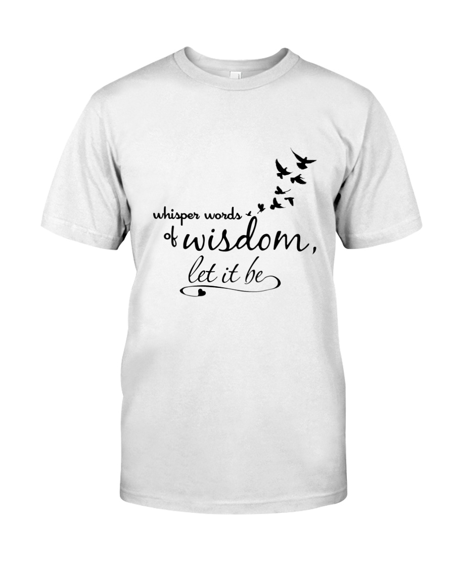 Whisper World Of Wisdom Let It Be Hippie Premium Fit Mens Tee