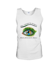 Myself What A Wonderful World Unisex Tank thumbnail
