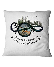 And Into The Forest I Go Square Pillowcase thumbnail