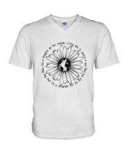 People Living Life In Peace V-Neck T-Shirt thumbnail