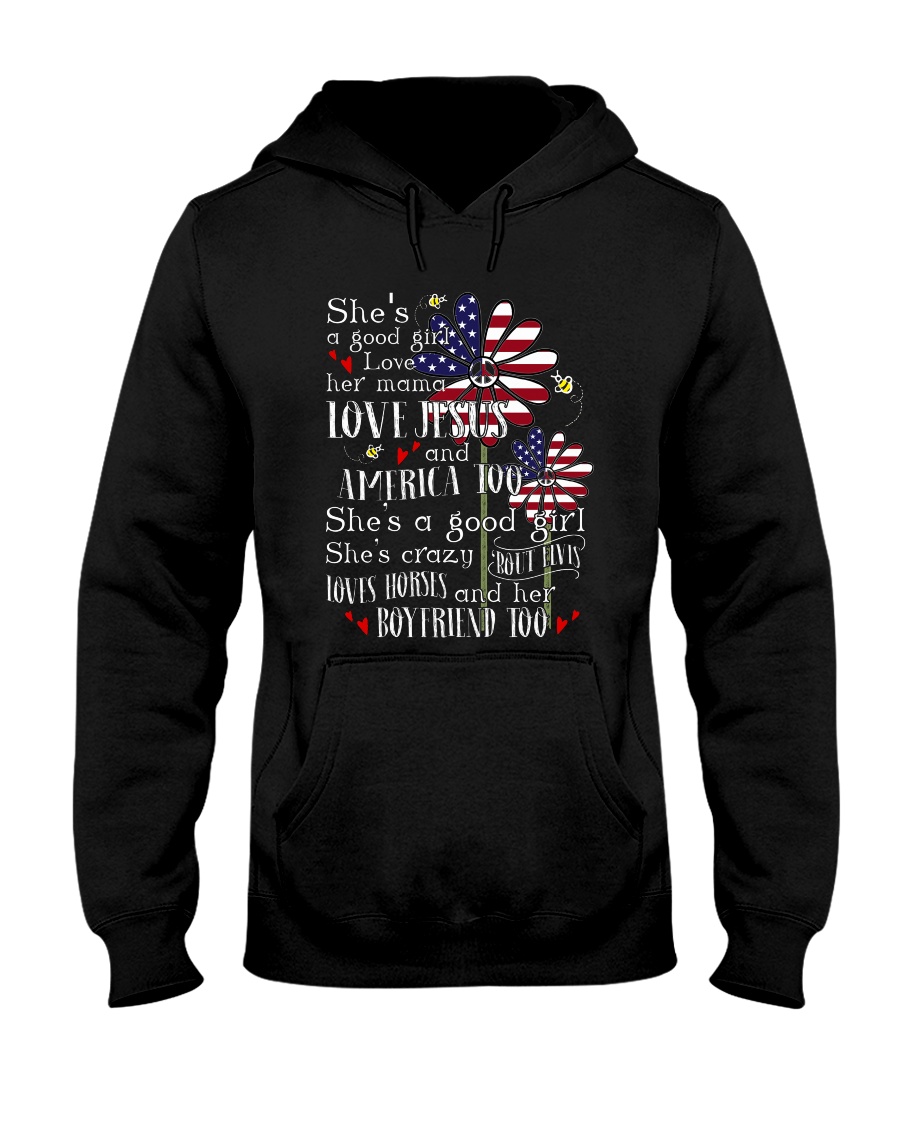 She Is A Good Girl Hooded Sweatshirt