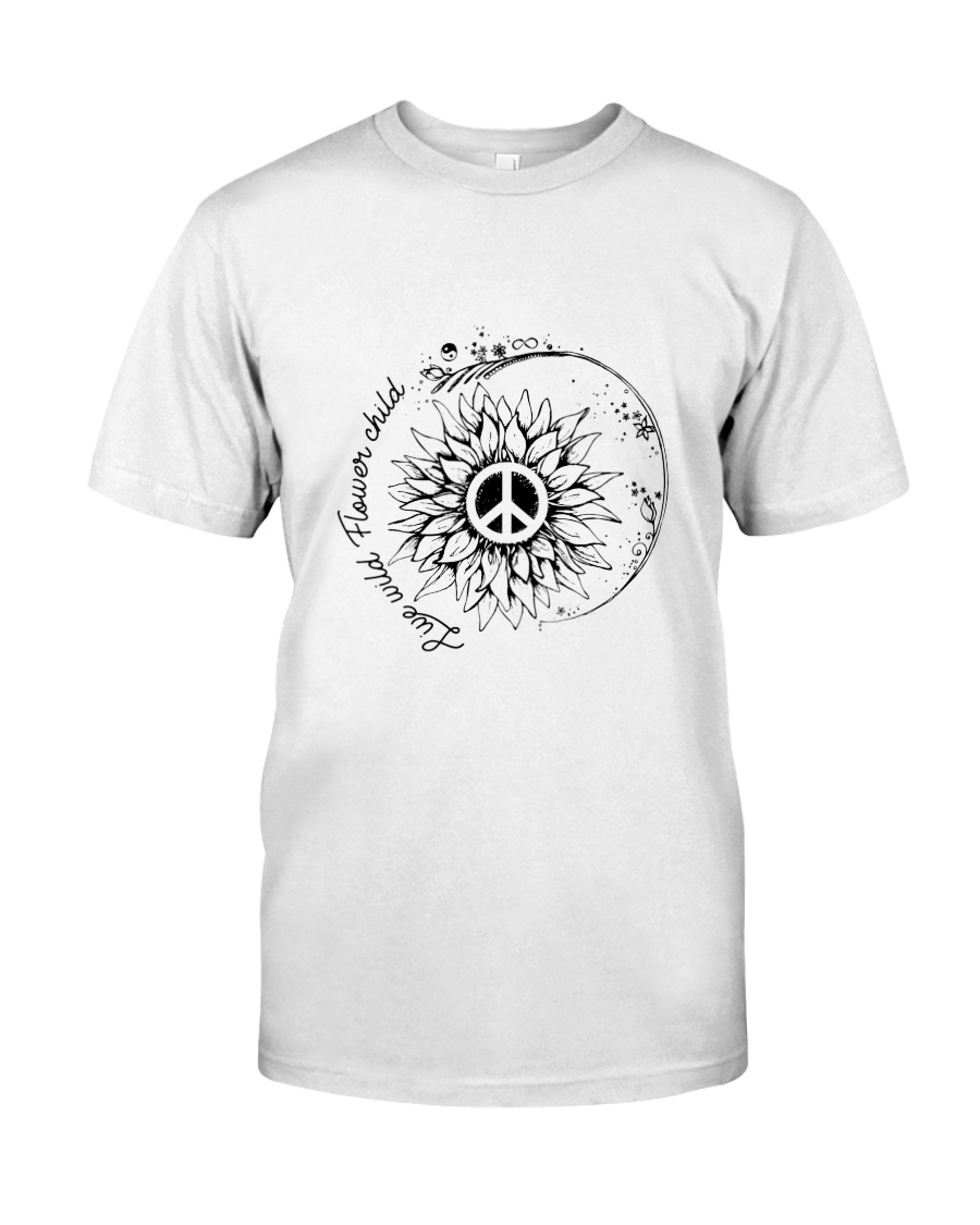 Live Wild Flower Child Classic T-Shirt