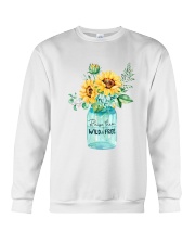 Raise Them Wild And Freedom Crewneck Sweatshirt thumbnail