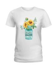 Raise Them Wild And Freedom Ladies T-Shirt thumbnail