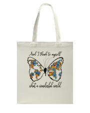 Myself What A Wonderful World Tote Bag thumbnail
