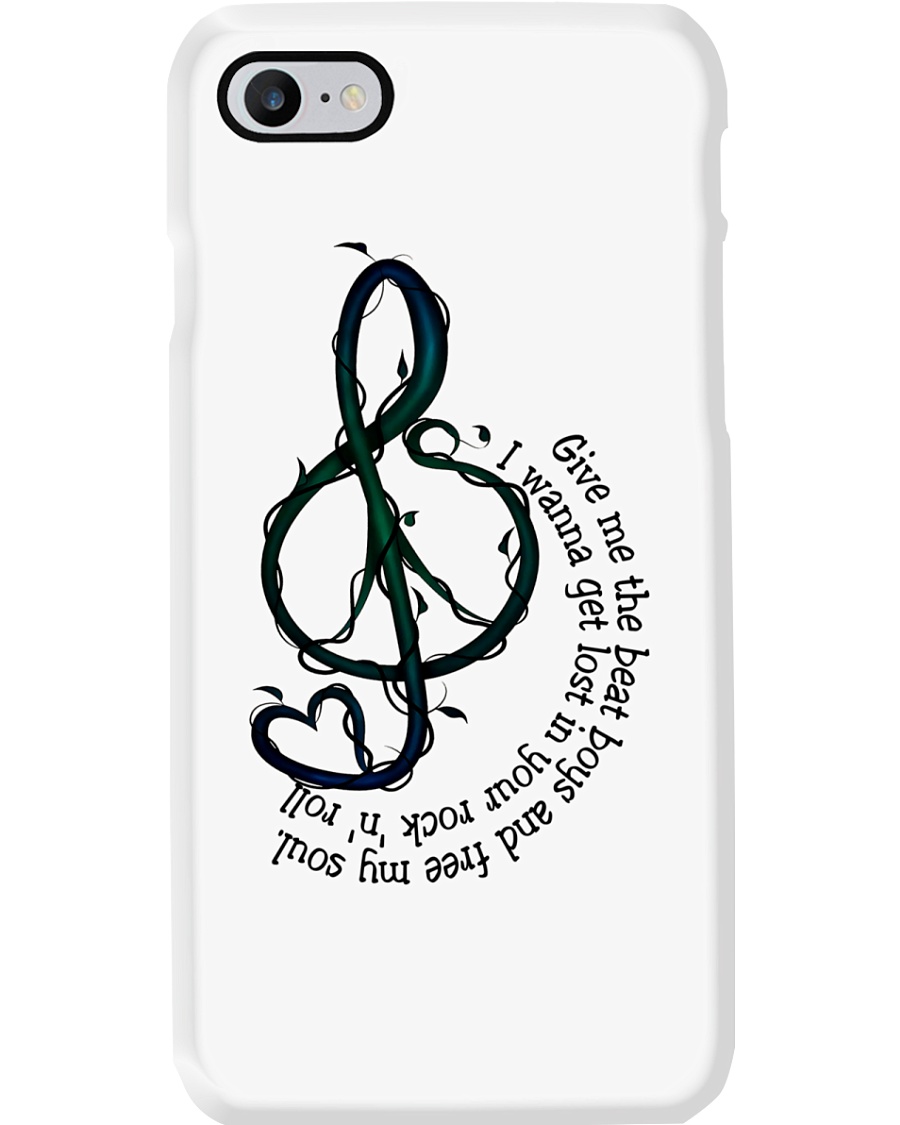 Rock And Roll Peace Love Music Hippie Phone Case