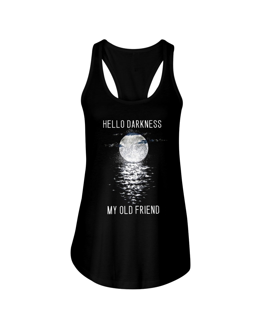 Hello Darkness My Old Friend Ladies Flowy Tank