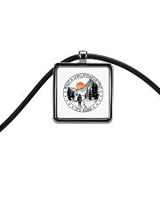 What A Long Strange Trip Cord Rectangle Necklace thumbnail