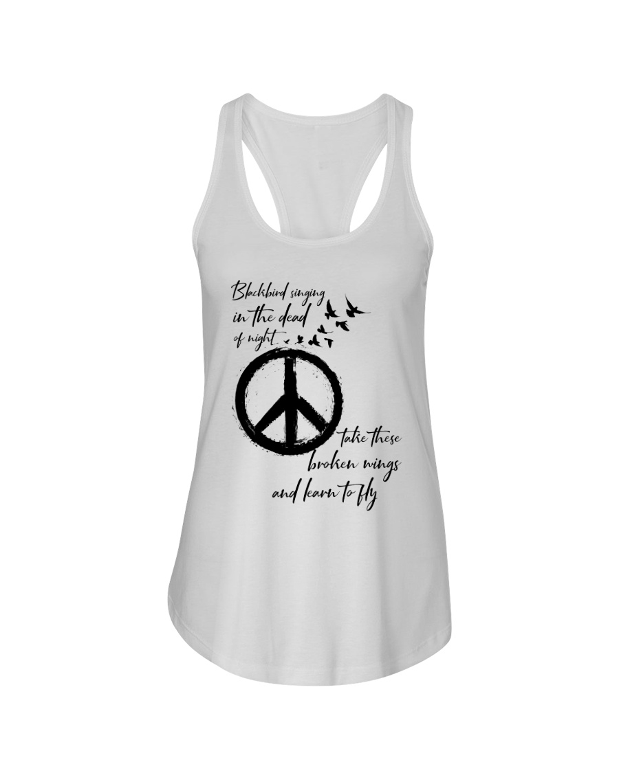 BlackBird Singing Hippie Ladies Flowy Tank