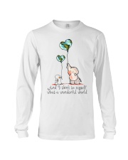 Myself What A Wonderful World Long Sleeve Tee thumbnail