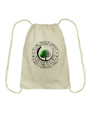 Myself What A Wonderful World Drawstring Bag thumbnail