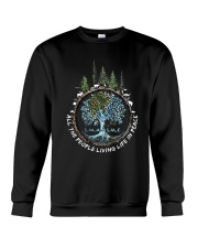 People Living Life In Peace Crewneck Sweatshirt thumbnail