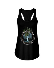 People Living Life In Peace Ladies Flowy Tank thumbnail