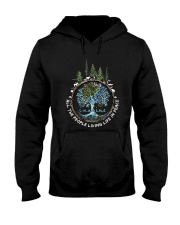 People Living Life In Peace Hooded Sweatshirt front