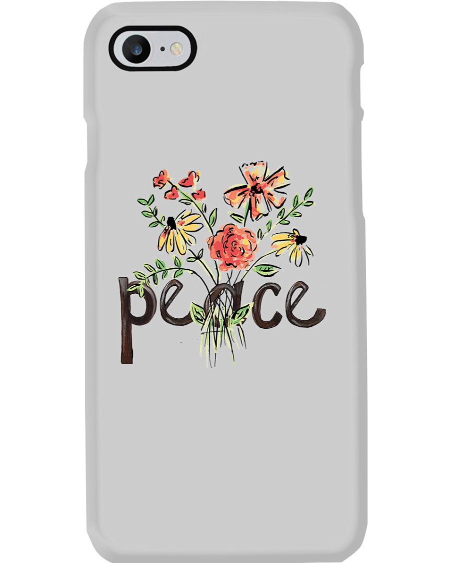 Peace Flowers Hippie Phone Case