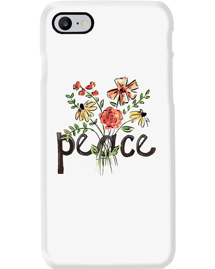 Peace Flowers Hippie Phone Case