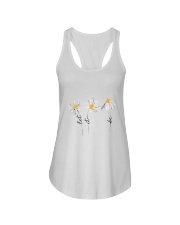 Let It Be Flowers Ladies Flowy Tank thumbnail