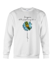 Imagine People Living Life In Peace Crewneck Sweatshirt thumbnail