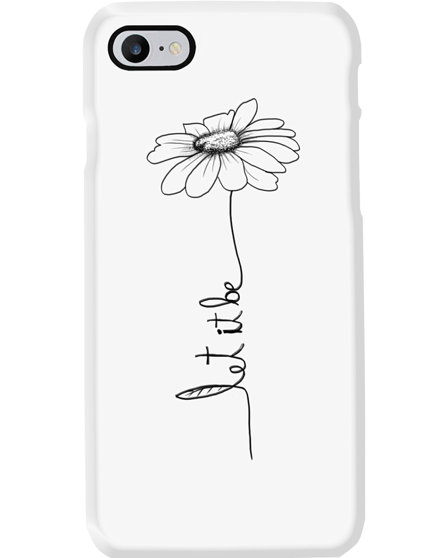 Let It Be Flower Hippie Music Phone Case