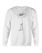 Let It Be Flower Hippie Music Crewneck Sweatshirt thumbnail