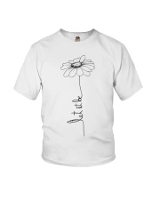 Let It Be Flower Hippie Music Youth T-Shirt thumbnail