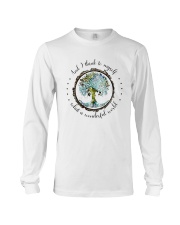Myself What A Wonderful World Long Sleeve Tee thumbnail
