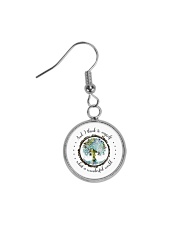 Myself What A Wonderful World Circle Earrings thumbnail