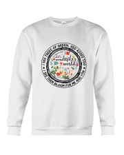 Myself What A Wonderful World Crewneck Sweatshirt thumbnail