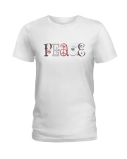 Hippie Peace Ladies T-Shirt thumbnail