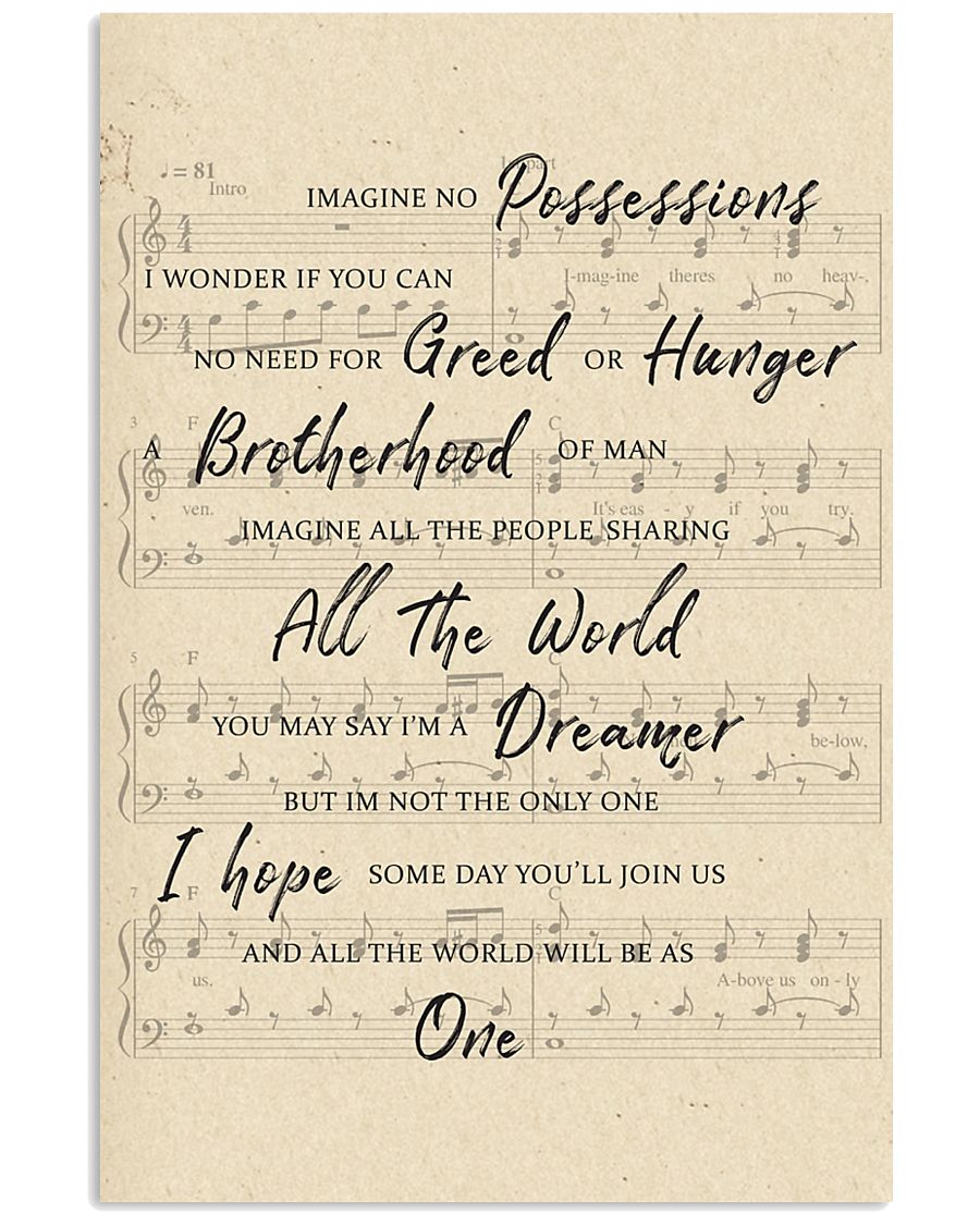 You May Say I Am A Dreamer 1 11x17 Poster