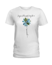 People Living Life In Peace Ladies T-Shirt thumbnail