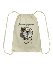 Time May Change Me Drawstring Bag thumbnail