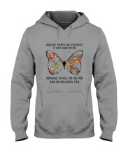 Imagine There Is No Countries Hooded Sweatshirt front
