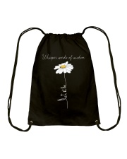 Whisper Words Of Wisdom 2 Drawstring Bag thumbnail