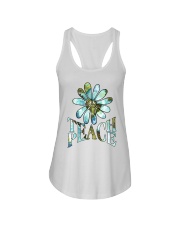 Teach Peace Ladies Flowy Tank thumbnail