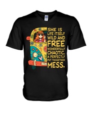 She Is Life Itself V-Neck T-Shirt thumbnail