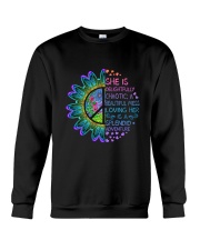 She Is Delightfully Chaotic Crewneck Sweatshirt thumbnail