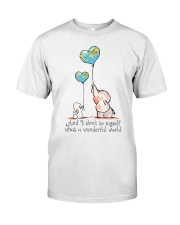 Myself What A Wonderful World Classic T-Shirt thumbnail