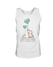 Myself What A Wonderful World Unisex Tank thumbnail