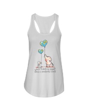 Myself What A Wonderful World Ladies Flowy Tank thumbnail