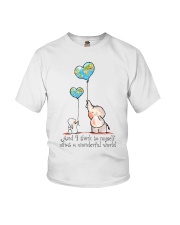 Myself What A Wonderful World Youth T-Shirt thumbnail