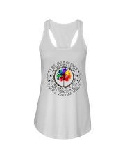 Myself What A Wonderful World Ladies Flowy Tank thumbnail