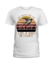 A Girl In Flight Ladies T-Shirt tile